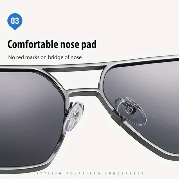 Titanium Black Polarized Sunglasses - Picture 4 of 5